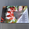 Frameless fabric light box