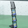 Vertical folding display stand